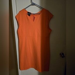 attention Orange Cap-Sleeve Sheath Mini Dress Size XL
